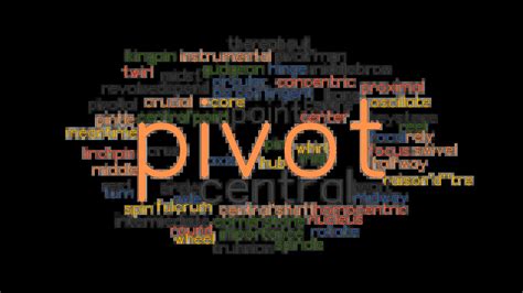 pivoting synonym|synonym for pivot point.